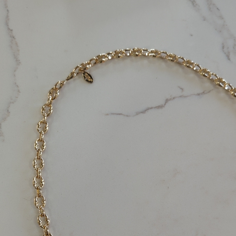 Ann Taylor Factory Classic Gold Rope Chain Necklace for Women NWOT - Picture 4 of 8